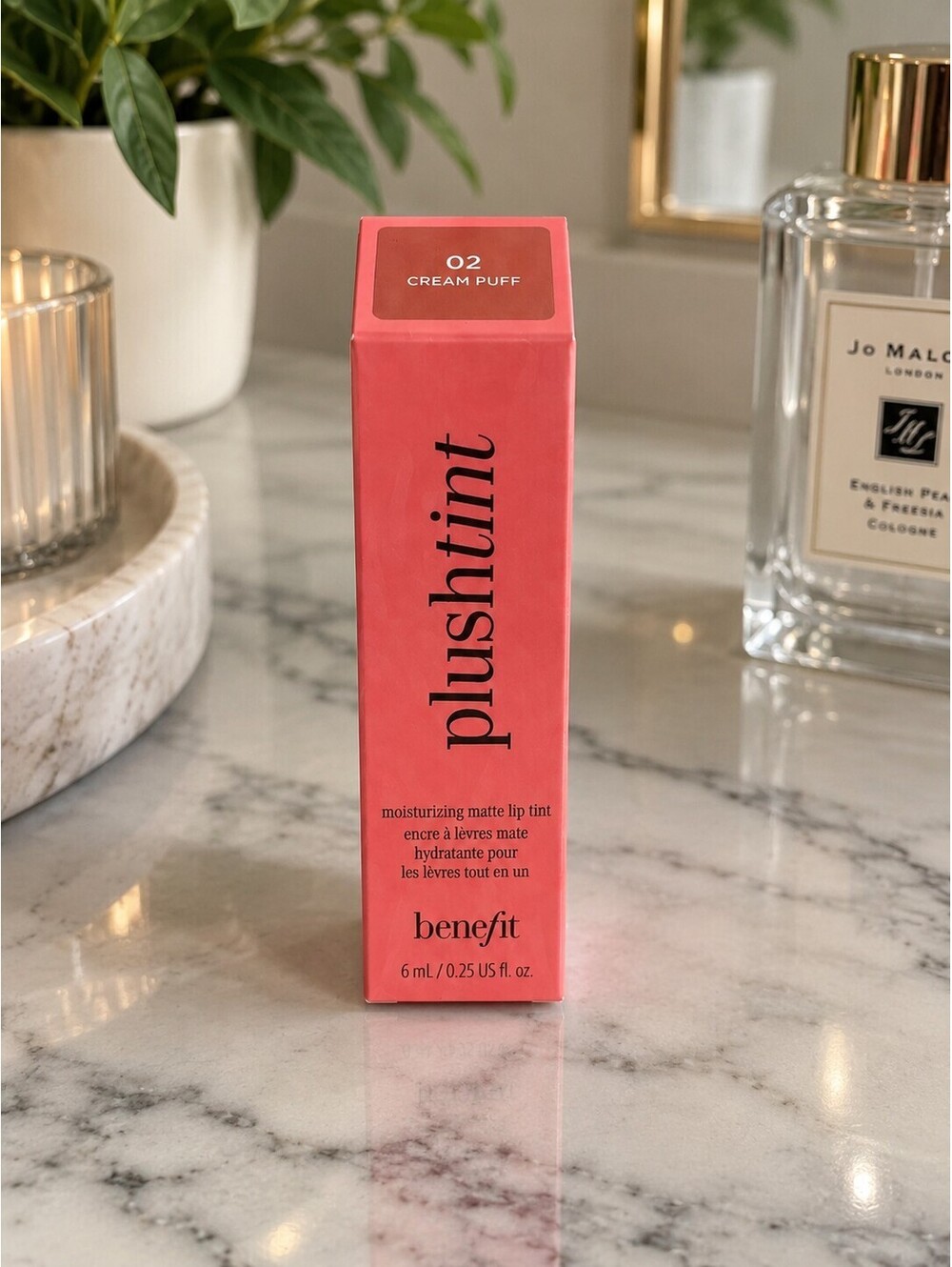Benefit PlushTint Moisturizing Matte Lip Tint 02 Cream Puff